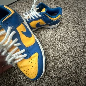 Nike Kids' Blue and Yellow Sneakers